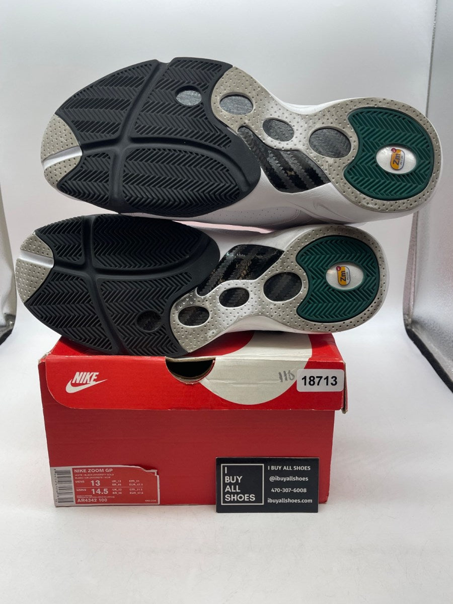 Nike Zoom GP White Black 13 (Moderately Worn Pre-Owned)