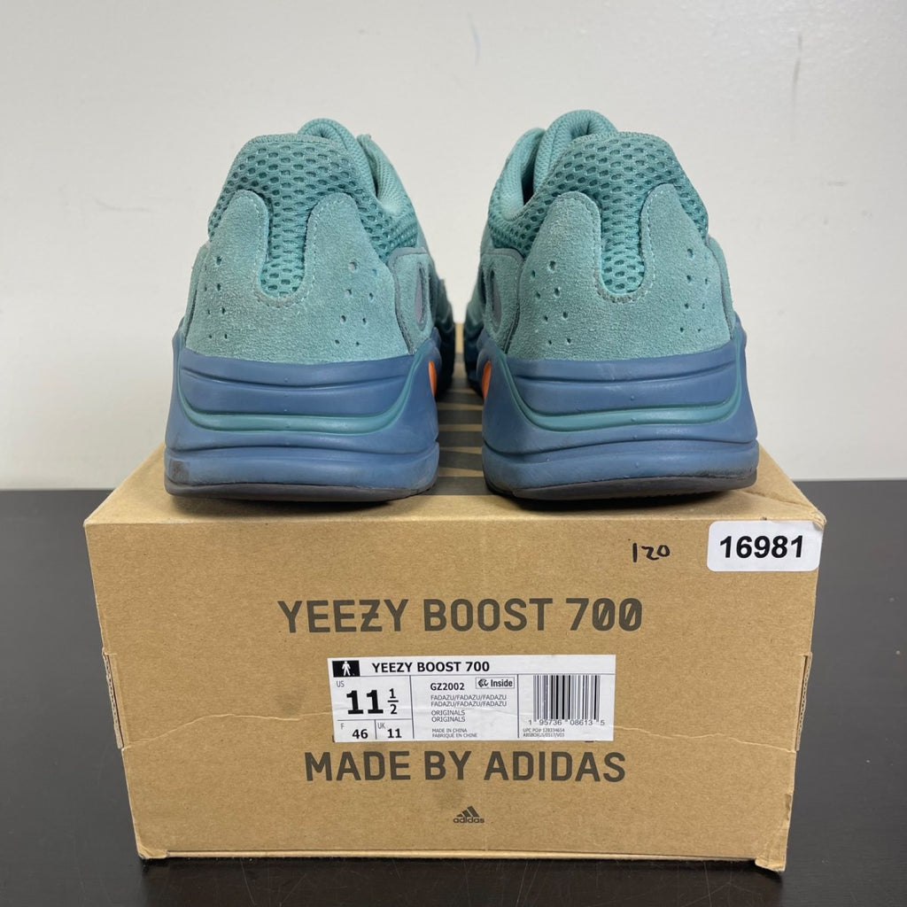 adidas Yeezy Boost 700 Faded Azure 11.5 (Moderately Worn Pre-Owned)adidasFaded Azure/Faded Azure/Faded Azure - Image 4