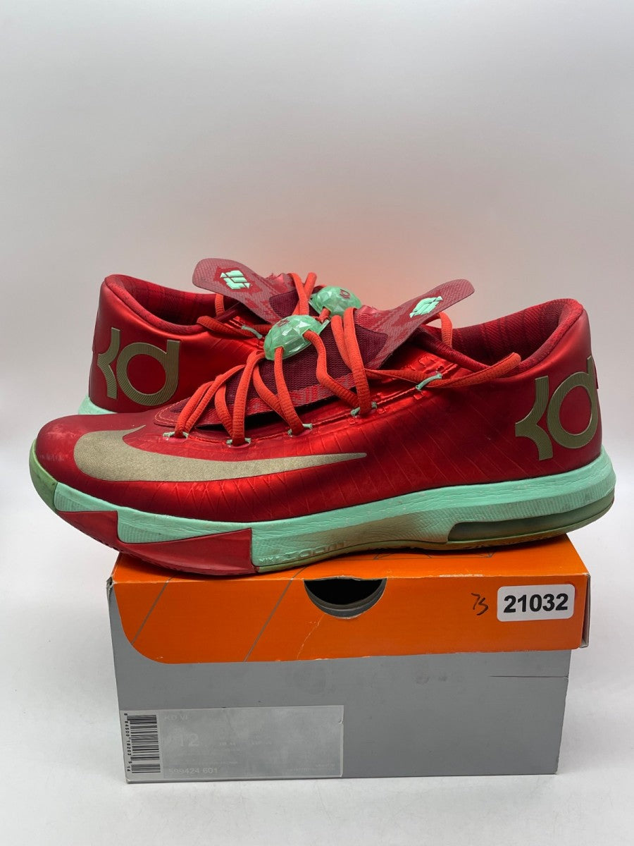 Nike KD 6 'Christmas' 12 (Moderately Worn Pre-Owned) - Image 1