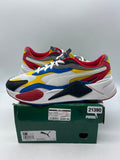 Puma RS-X3 Puzzle White Yellow 9.5 (Moderately Worn Pre-Owned)PumaPuma White/Spectra Yellow - Image 1