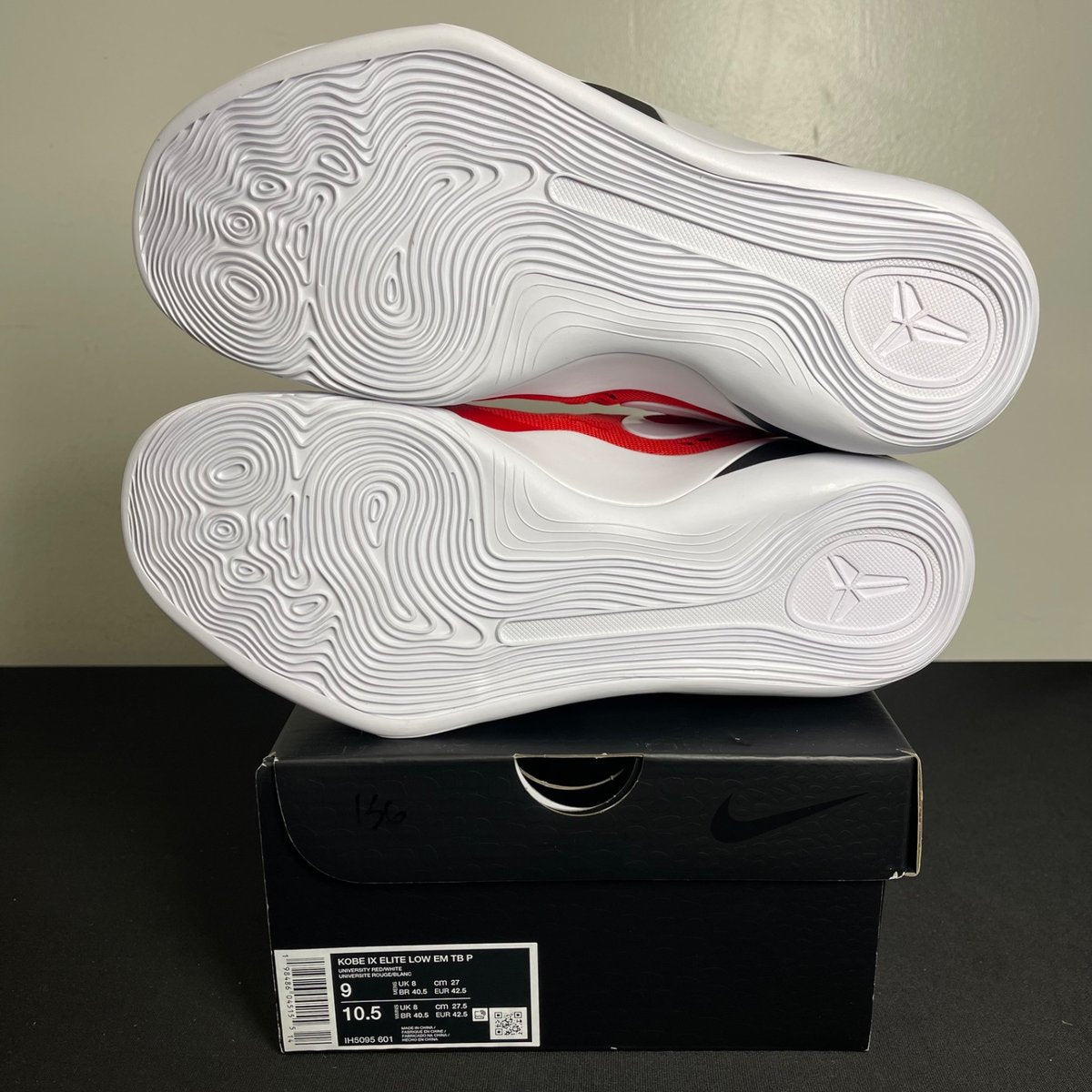 Nike Kobe 9 Elite Low EM Protro TB University Red White (Size 9) - aux