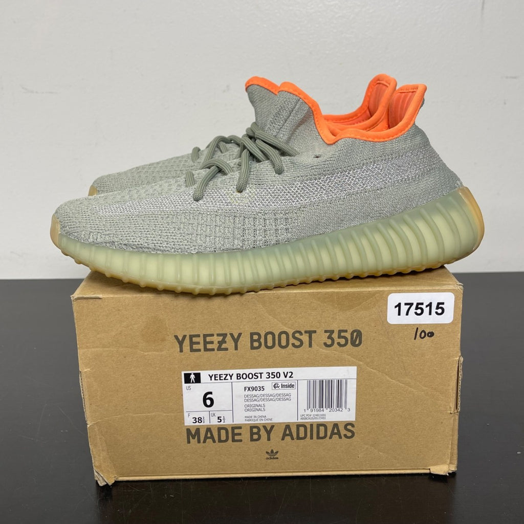 adidas Yeezy Boost 350 V2 Desert Sage 6 (Moderately Worn Pre-Owned)adidasDesert Sage/Desert Sage/Desert Sage - Image 3
