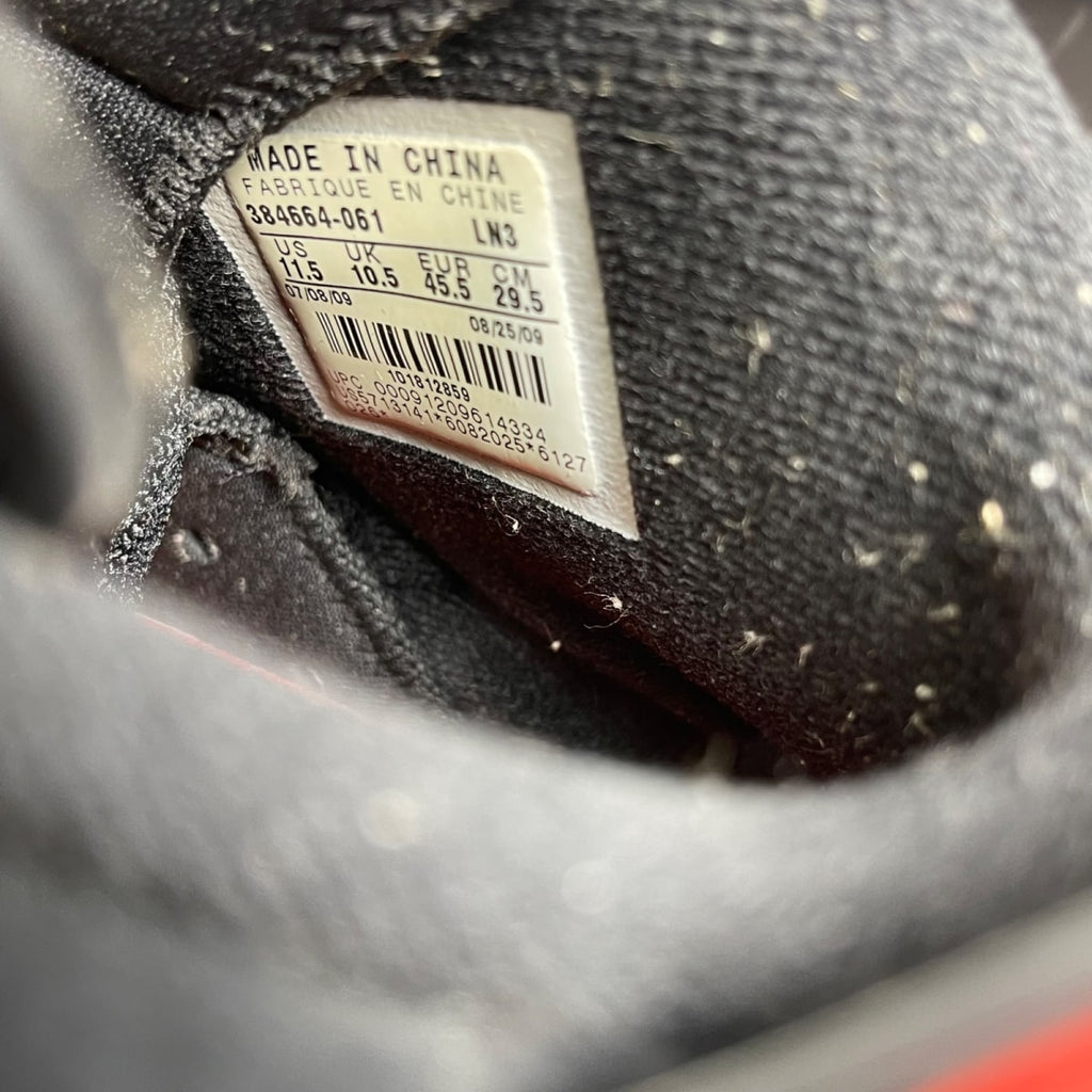 Jordan 6 Retro Black Varsity Red (2010) (Size 11.5) - Image 6