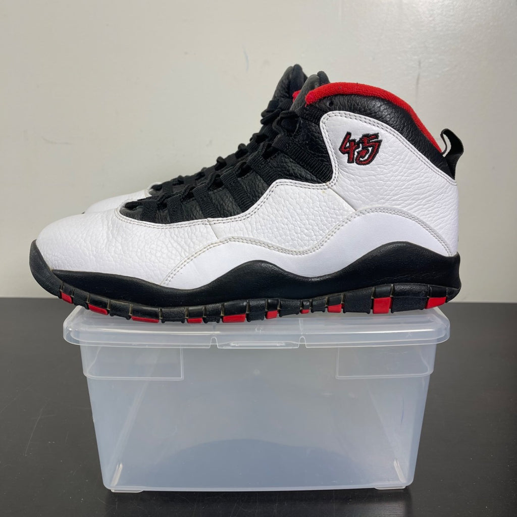 Jordan 10 Retro Double Nickel 10 (Moderately Worn Pre-Owned)JordanWhite/Black-True Red - Image 3