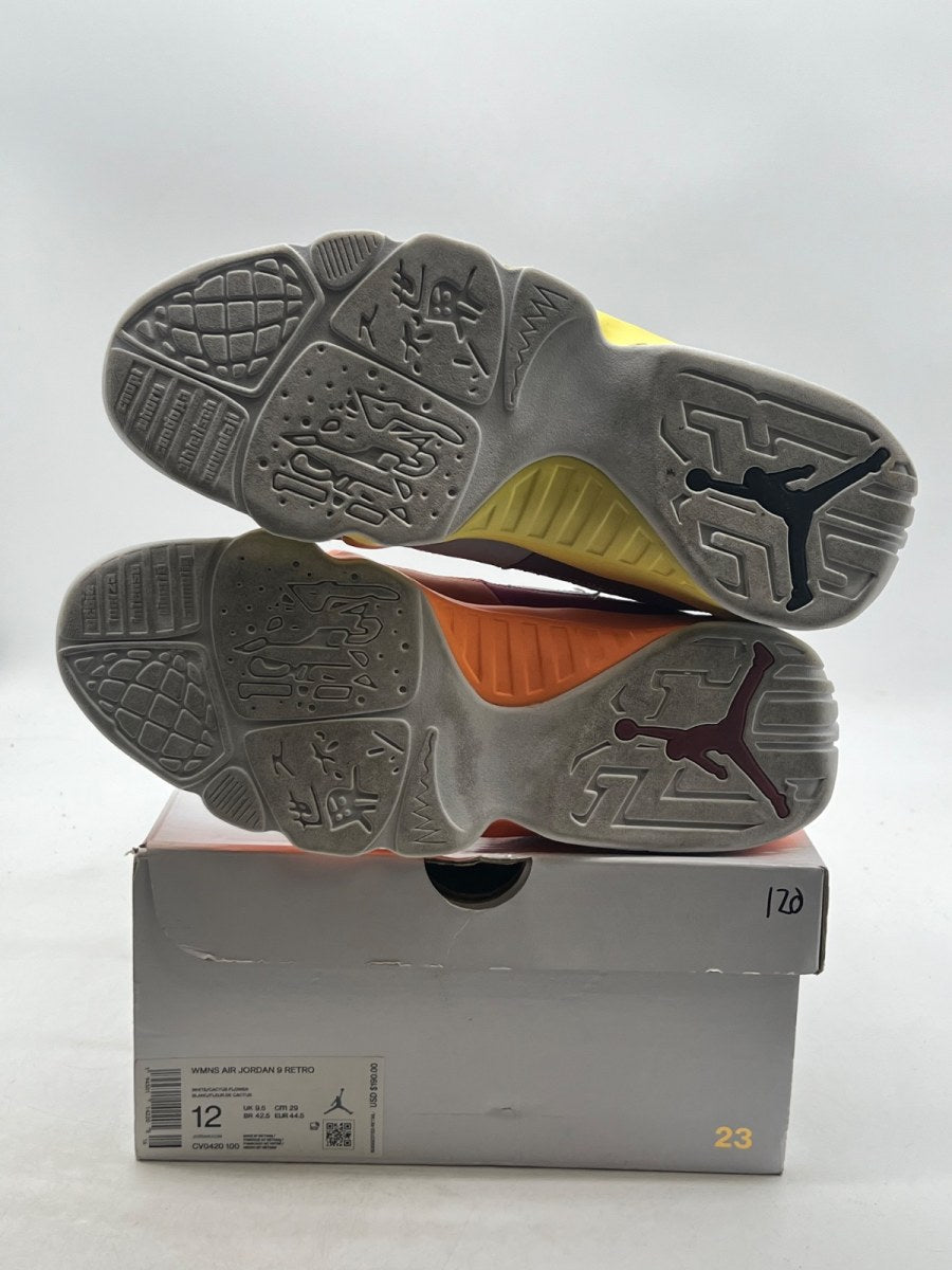 Jordan 9 Retro Change The World (Women's) 12W (Lightly Worn Pre-Owned) - Image 8