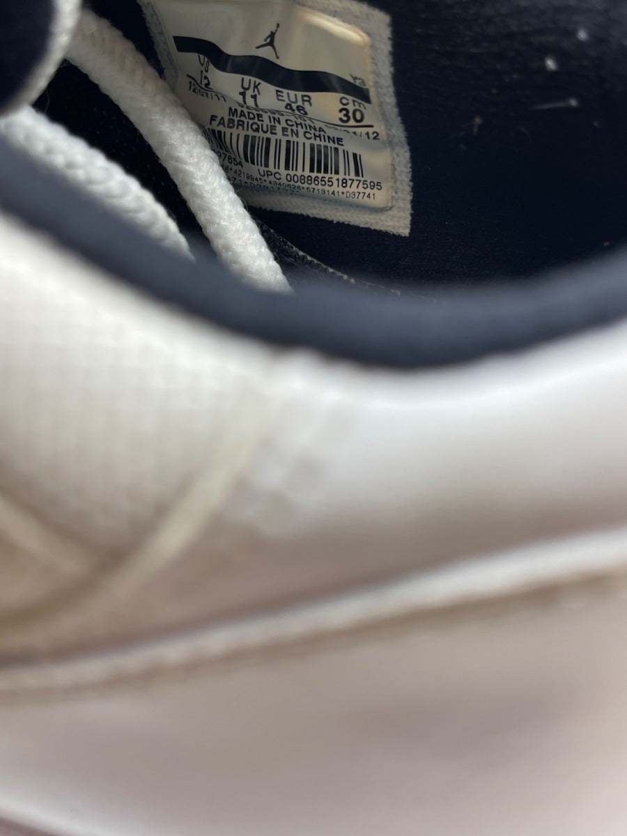 Jordan 11 Retro Low White Red (2012) 12 (Heavily Worn Pre-Owned) - Image 8