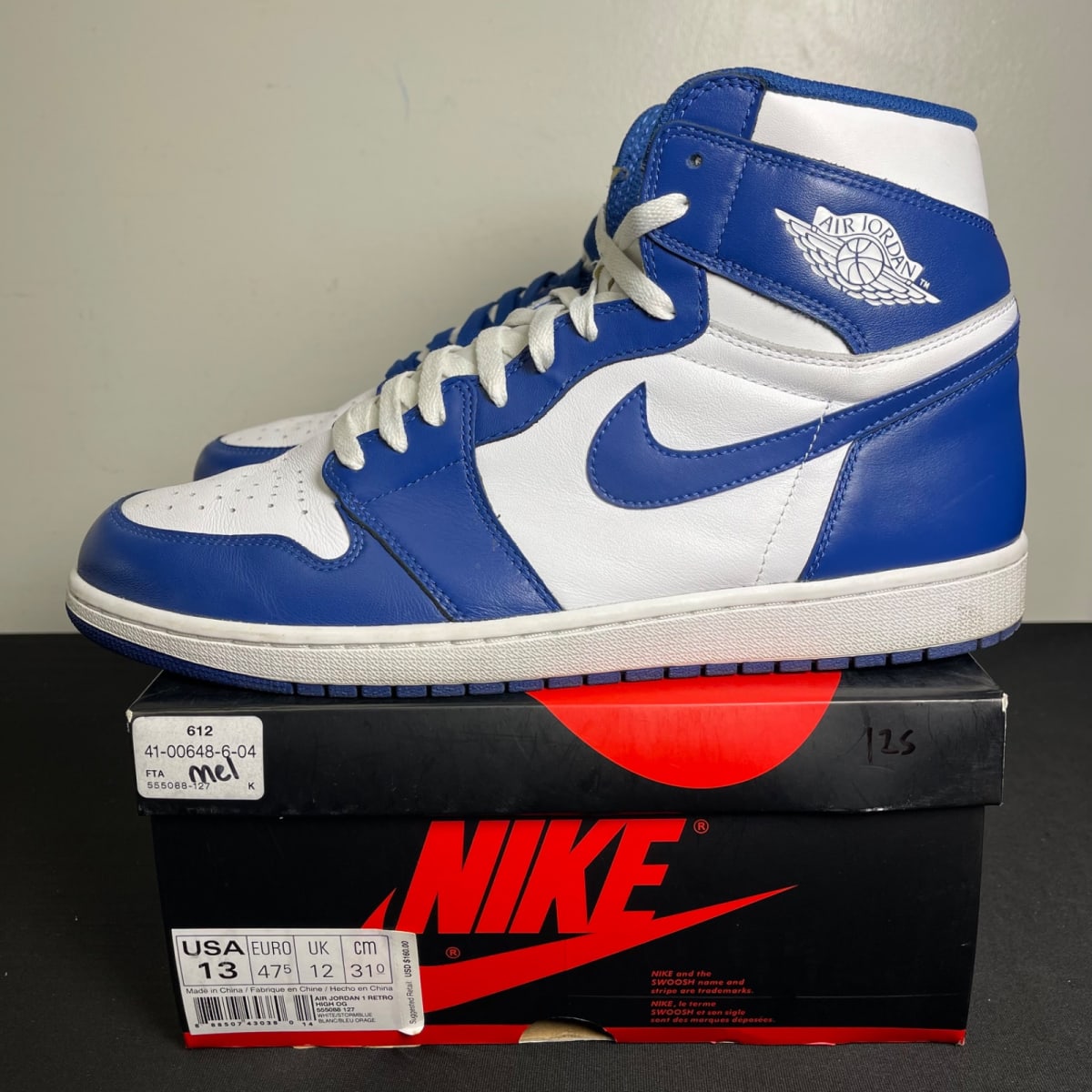 Jordan 1 Retro Storm Blue (Size 13) - aux
