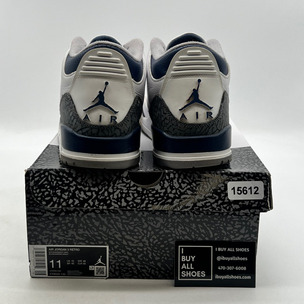 Jordan 3 Retro Midnight Navy - Image 3