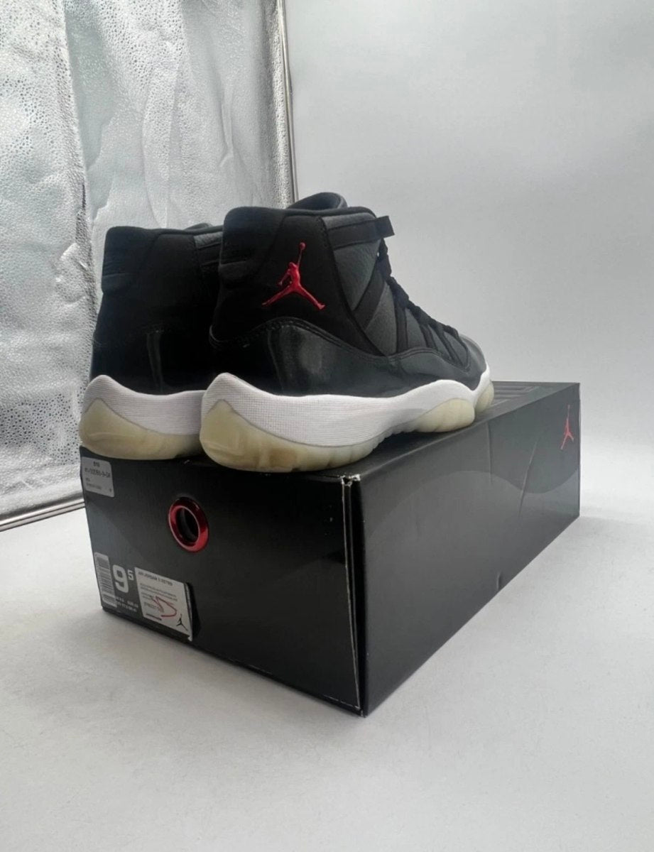 Jordan 11 Retro 72-10 9.5 (Moderately Worn Pre-Owned)JordanBlack/Gym Red-White-Anthracite - Image 5