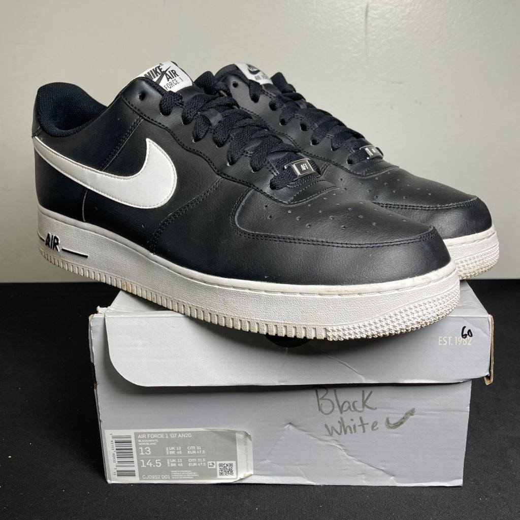 Nike Air Force 1 Low '07 Black (Size 13) - Image 1