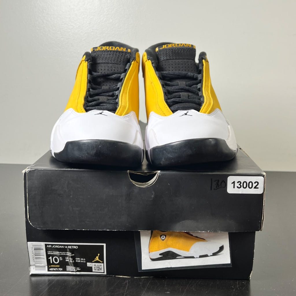 Jordan 14 Retro Light Ginger (2022) 10.5 (Lightly Worn Pre-Owned)JordanLight Ginger/Black/White - Image 2