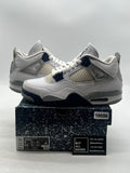 Jordan 4 Retro Midnight Navy 8 (Moderately Worn Pre-Owned) - Image 1