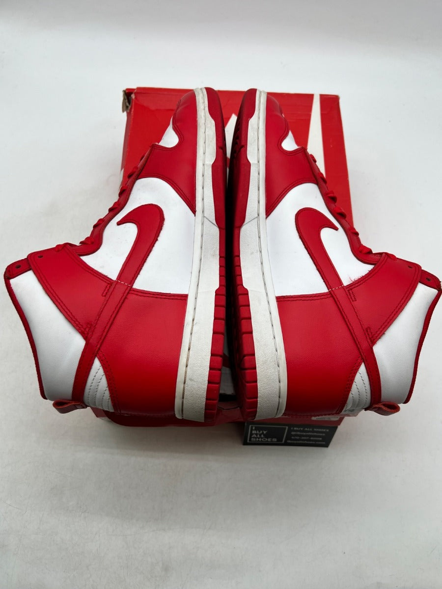 Nike Dunk High Championship White Red 11.5 (Heavily Worn Pre-Owned) - Image 7