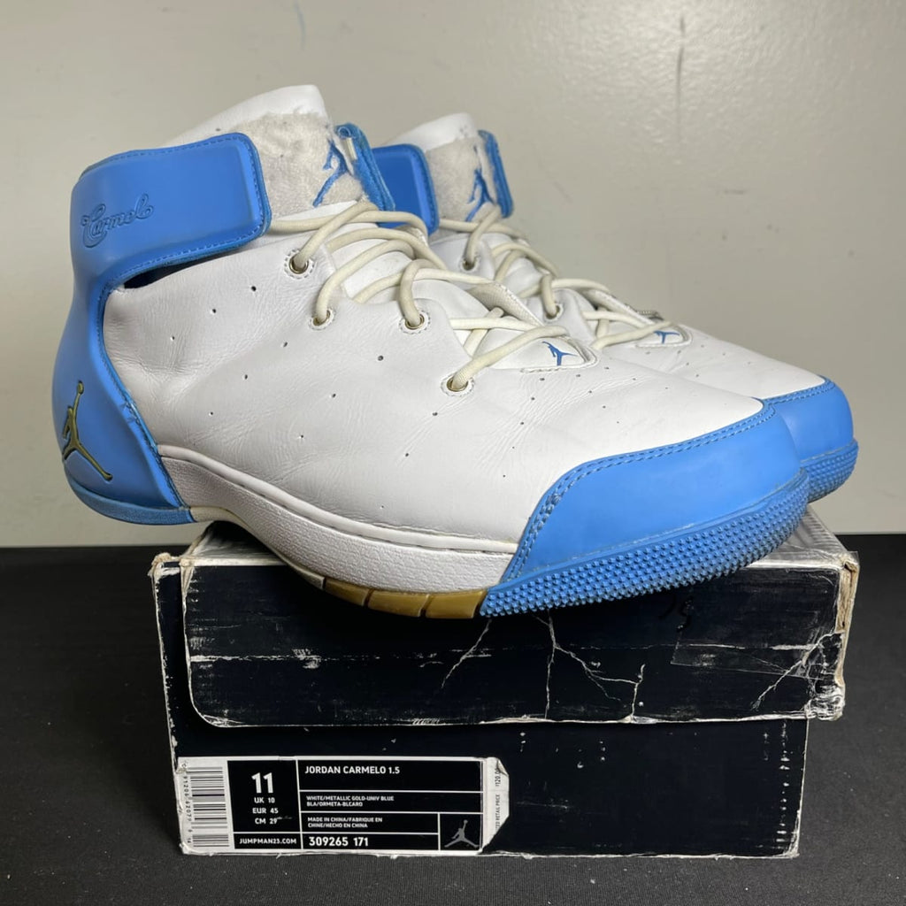 Jordan Melo 1.5 White University Blue OG (Size 11) - aux