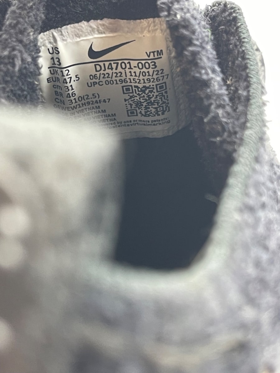 Nike Air Max Scorpion Flyknit 'Triple Black' 13 (Moderately Worn Pre-Owned) - Image 8