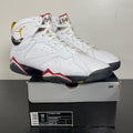 Air Jordan 7 Retro 'Cardinal' 2006 12 (Moderately Worn Pre-Owned)Air JordanWhite/Black-Cardinal Red-Bronze - Image 1