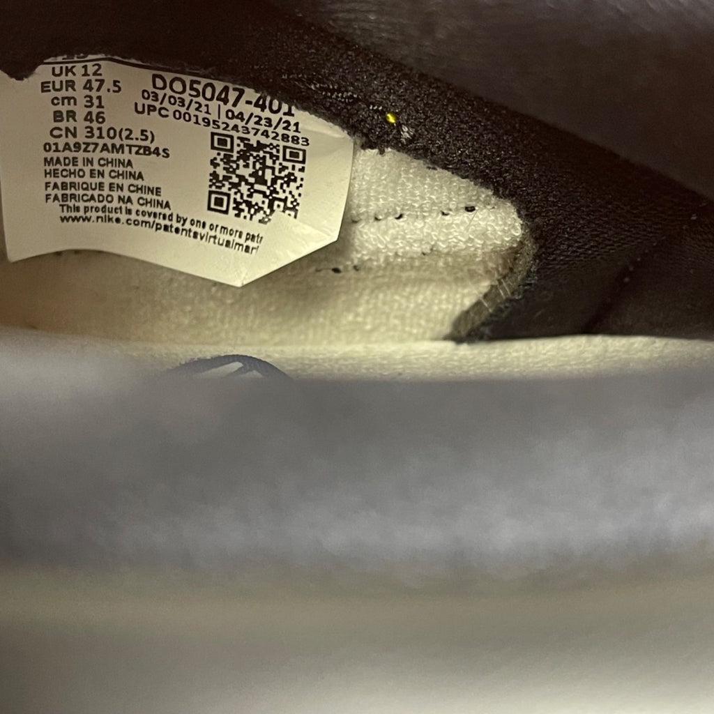 Jordan 1 Retro AJKO Storm Blue 13 (Moderately Worn Pre-Owned)JordanStorm Blue/White-Black - Image 6