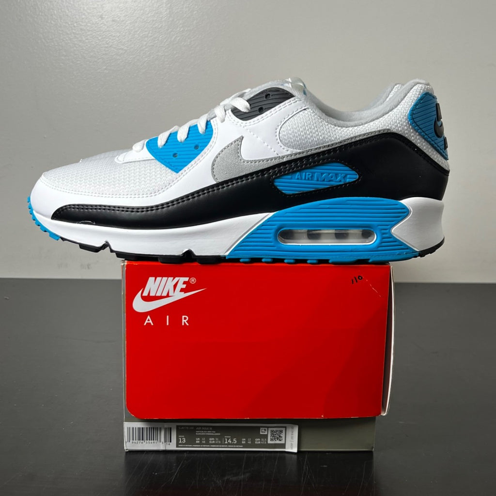 Nike Air Max 90 Laser Blue (2020) 13 (Lightly Worn Pre-Owned)Nike - Image 3