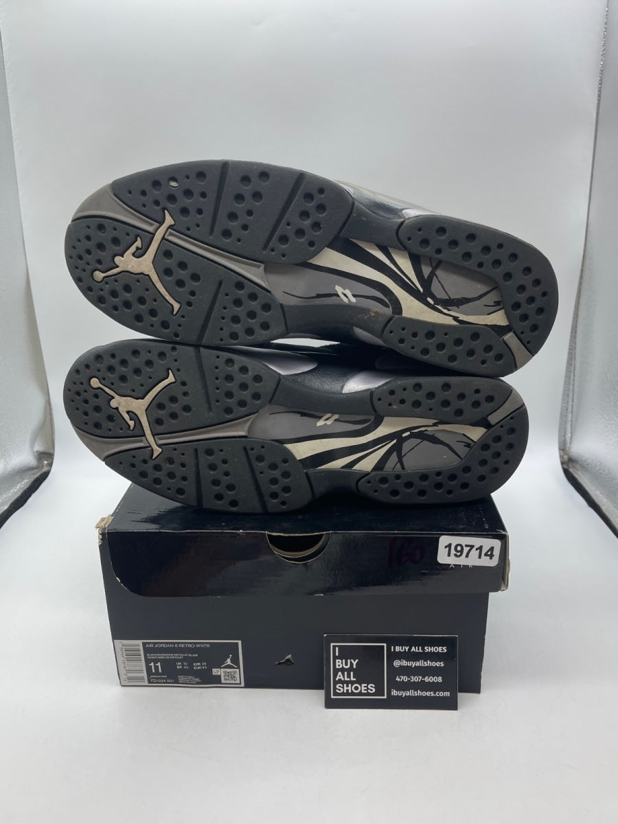Jordan 8 Retro Winterized Gunsmoke 11 (Moderately Worn Pre-Owned) - Image 7