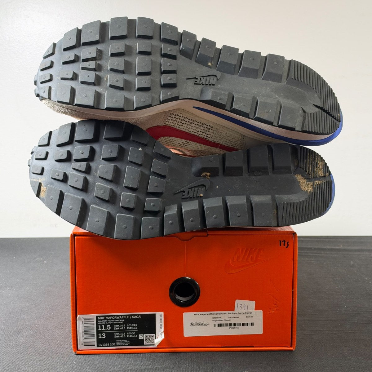 Nike Vaporwaffle sacai Sport Fuchsia Game Royal (Size 11.5) - Image 6