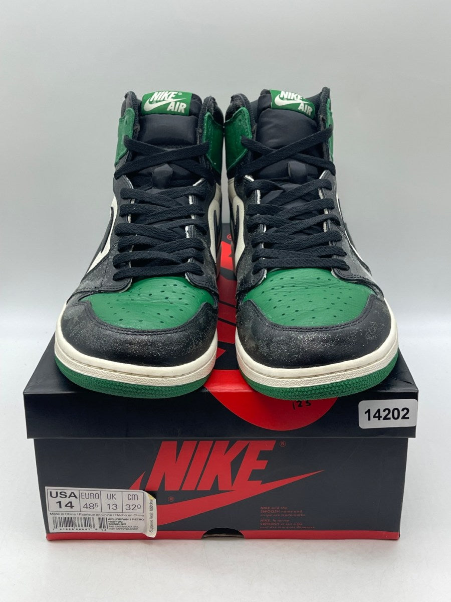 Jordan 1 Retro High Pine Green (Size 14) - Image 2