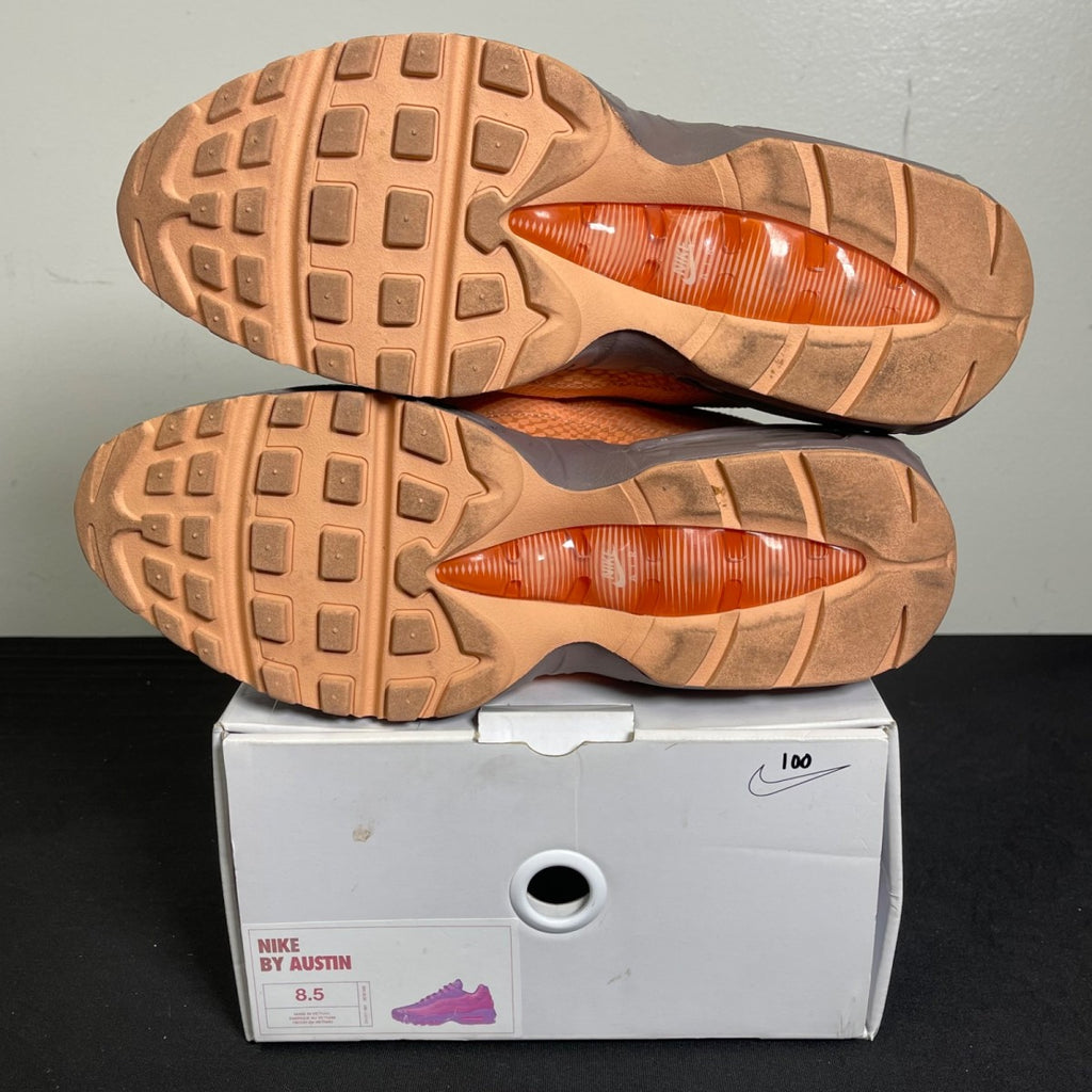 Nike Air Max 95 Coral Studios (2021) 8.5 (Moderately Worn Pre-Owned)NikeBlack/Ocean Blue/Hot Red - Image 5