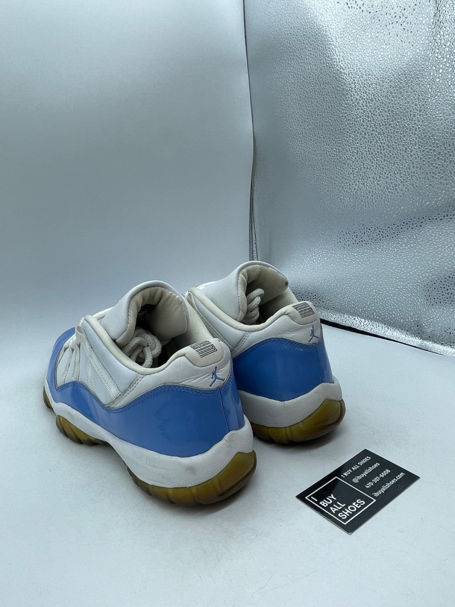 Jordan 11 Retro Low Columbia Blue (2001) 14 (Heavily Worn Pre-Owned) - Image 4