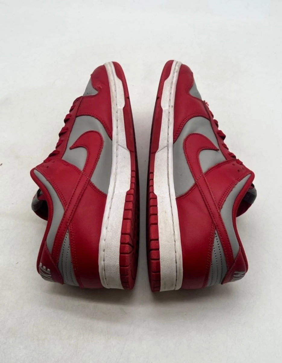 Nike Dunk Low Retro UNLV (2021) 11 (Heavily Worn Pre-Owned)NikeMedium Grey/White/Varsity Red - Image 8