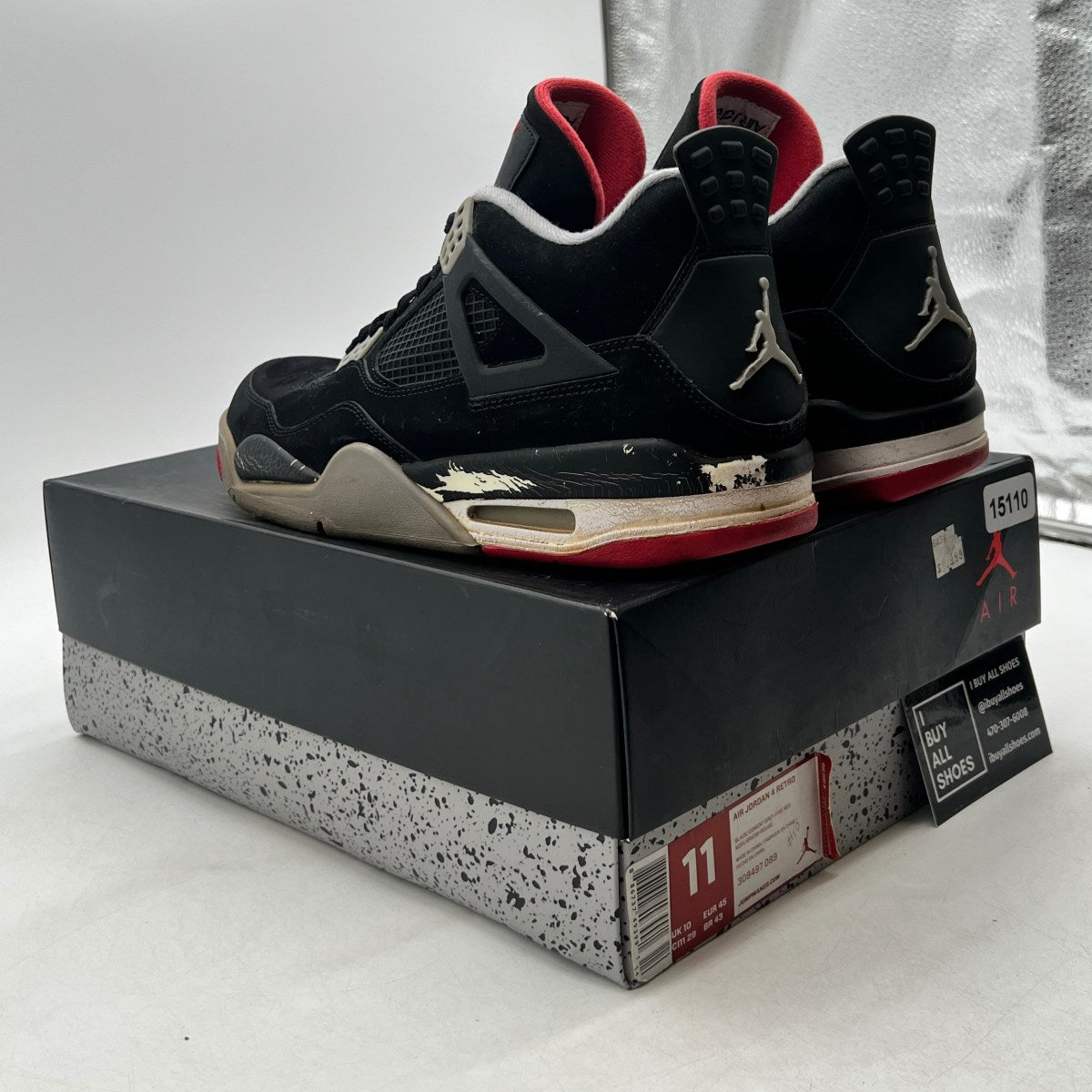 Jordan 4 Retro Black Cement (2012) - Image 4