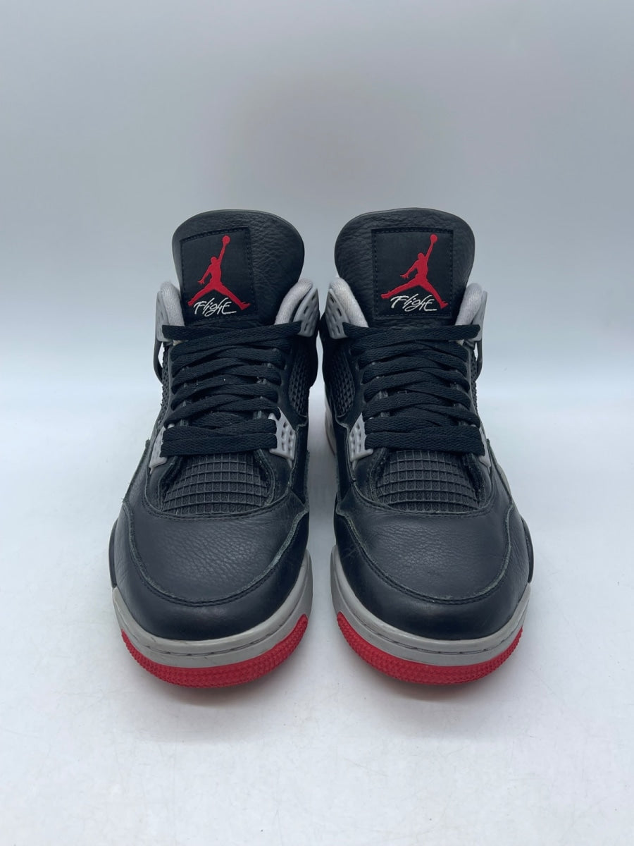 Jordan 4 Retro Bred Reimagined 10.5 (Moderately Worn Pre-Owned)JordanBlack/Cement Grey/Varsity Red/Summit White - Image 2