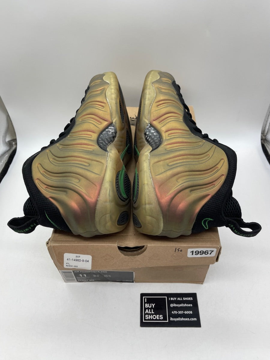 Nike Air Foamposite Pro Gym Green 11 (Moderately Worn Pre-Owned) - Image 6