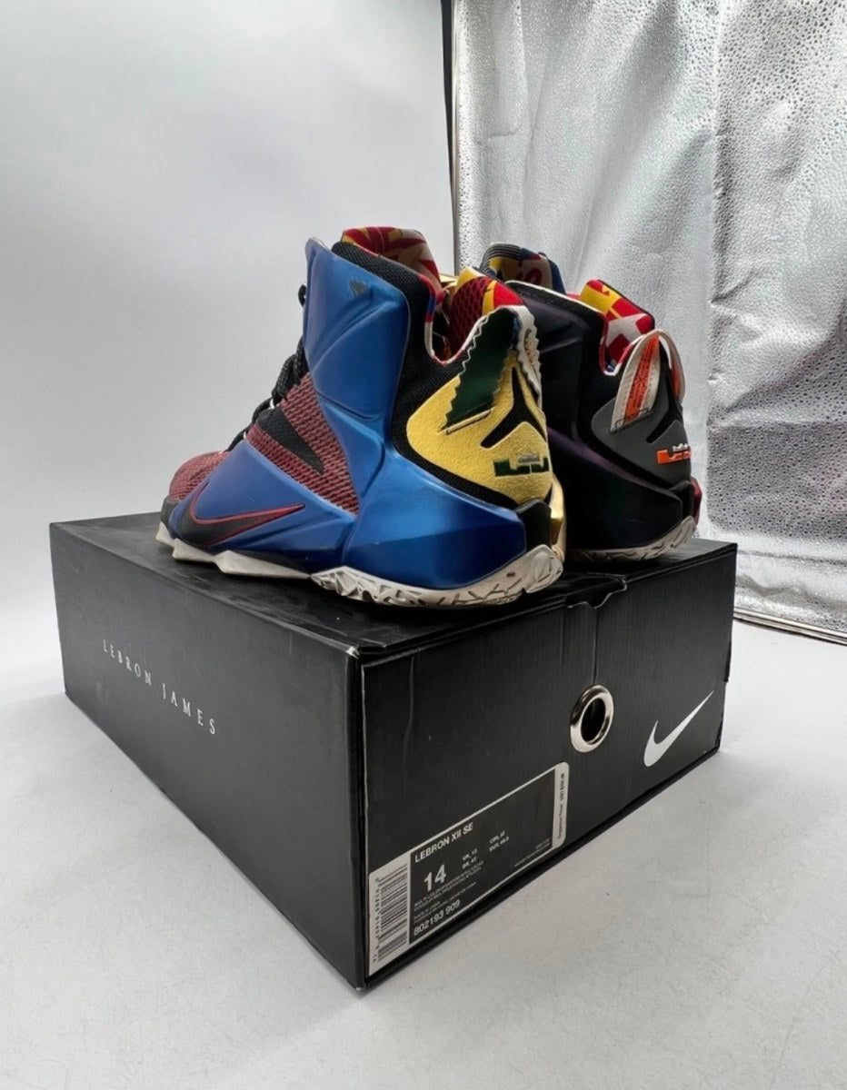Nike LeBron 12 What the LeBron 14 (Moderately Worn Pre-Owned)NikeMulti-Color/Phantom-Multi-Color - Image 6