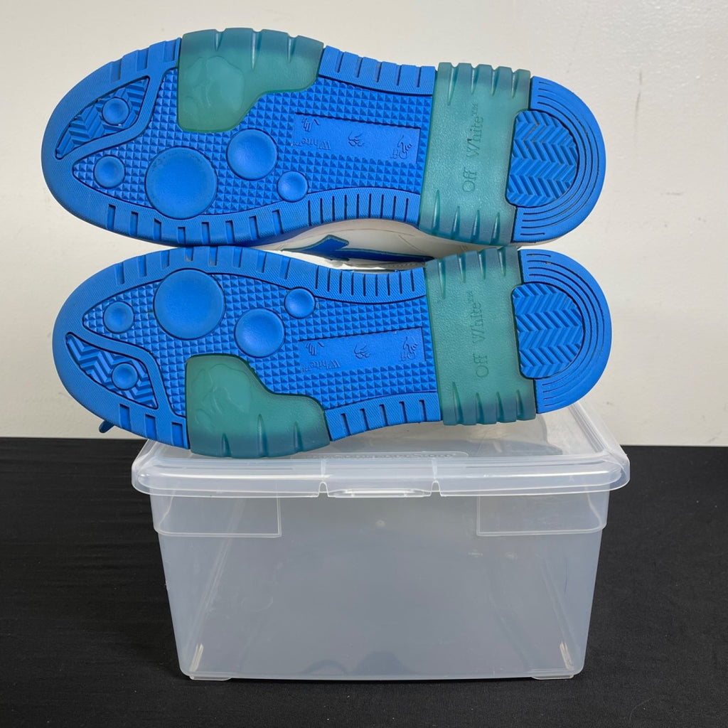 OFF-WHITE Out Of Office OOO Low White Blue (FW22) 41 (Moderately Worn Pre-Owned)OFF-WHITEWhite/White/Blue - Image 5