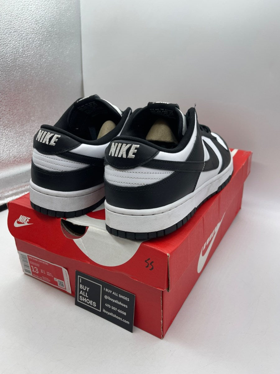 Nike Dunk Low Retro White Black Panda 13 (Moderately Worn Pre-Owned) - Image 5