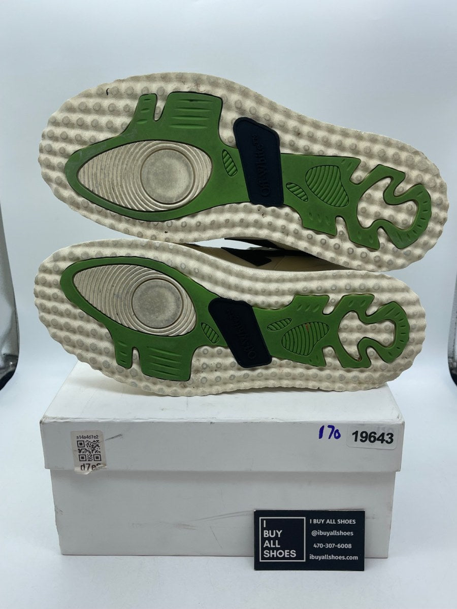 OFF-WHITE Sponge Mid Top White Black 45 (Moderately Worn Pre-Owned) - Image 8