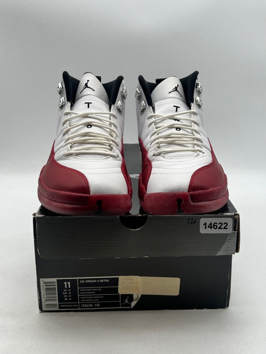 Jordan 12 Retro Cherry (2009) 11 (Moderately Worn Pre-Owned)JordanWhite/Varsity Red - Image 2