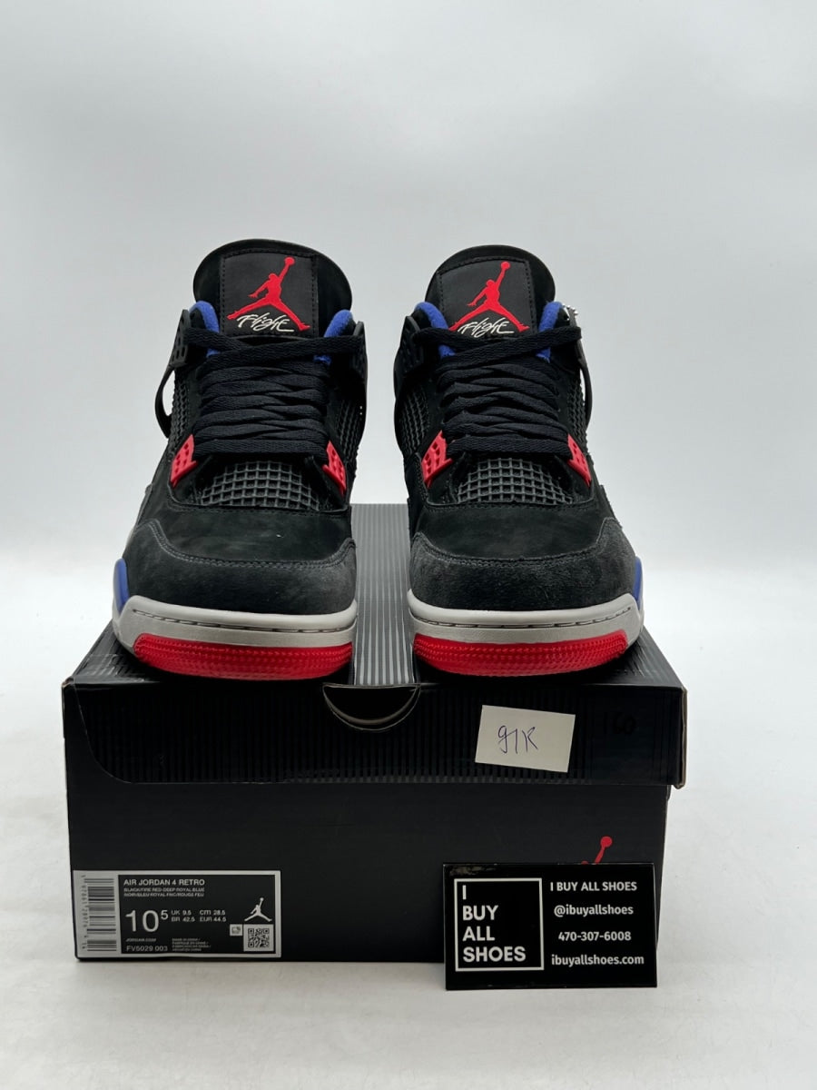 Jordan 4 Retro Rare Air (White Lettering) 10.5 (Lightly Worn Pre-Owned) - Image 2