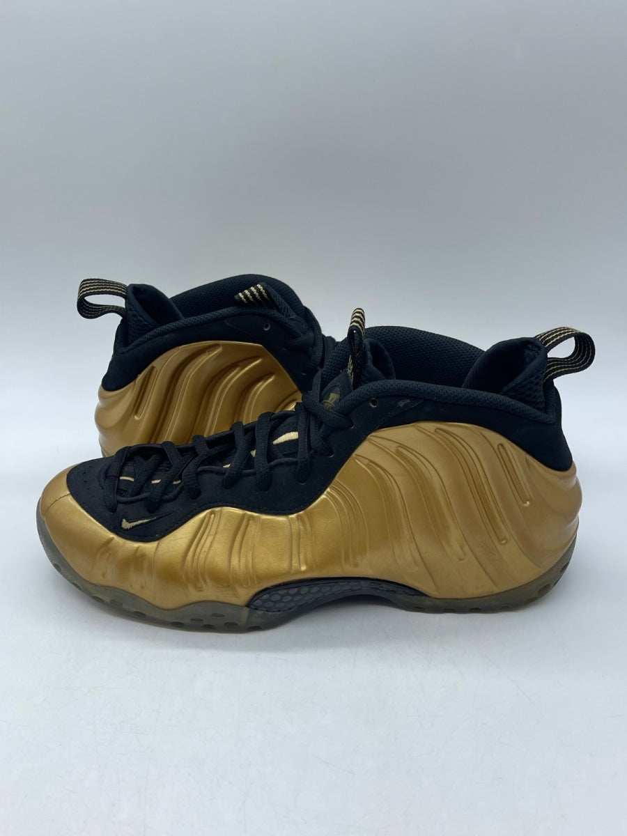 Nike Air Foamposite One Metallic Gold 10 (Moderately Worn Pre-Owned)NikeMetallic Gold/Metallic Gold-Black - Image 1