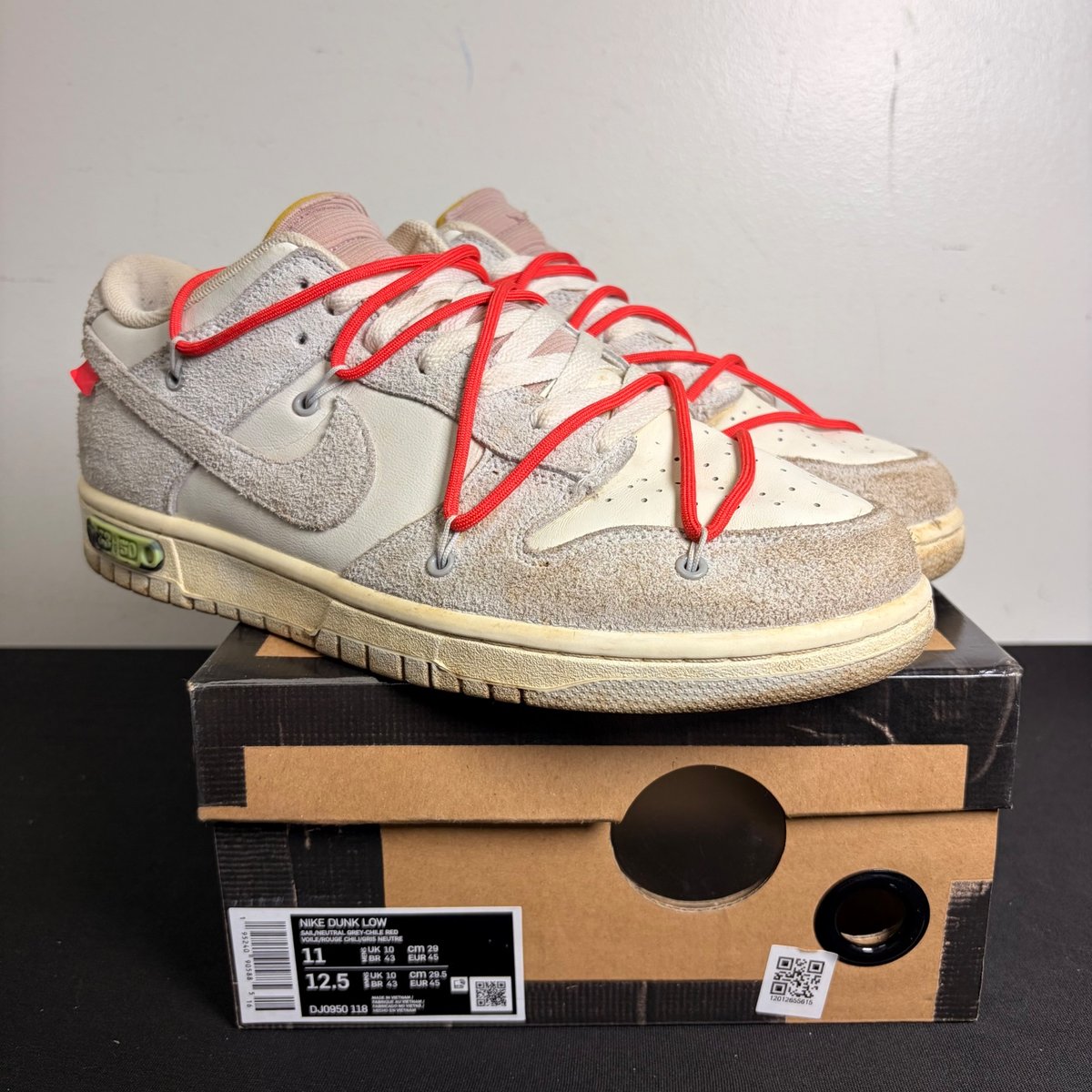 Nike Dunk Low Off-White Lot 33 (Size 11) - aux