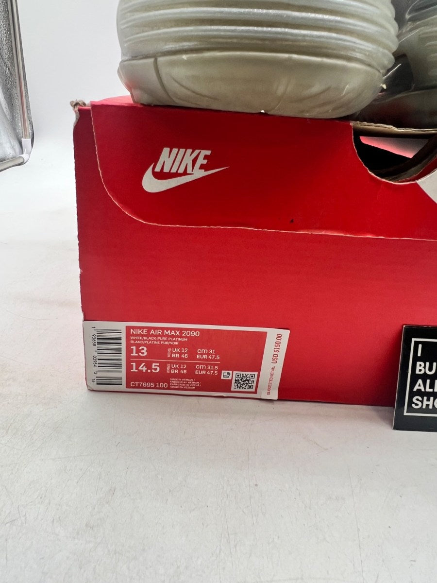 Nike Air Max 2090 Pure Platinum 13 (Heavily Worn Pre-Owned) - Image 6
