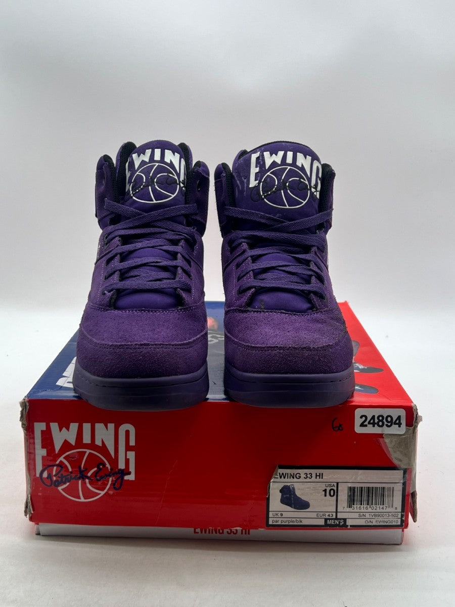 Ewing 33 Hi Purple Black White 10 (Moderately Worn Pre-Owned)Ewing AthleticsPurple/Black/White - Image 2