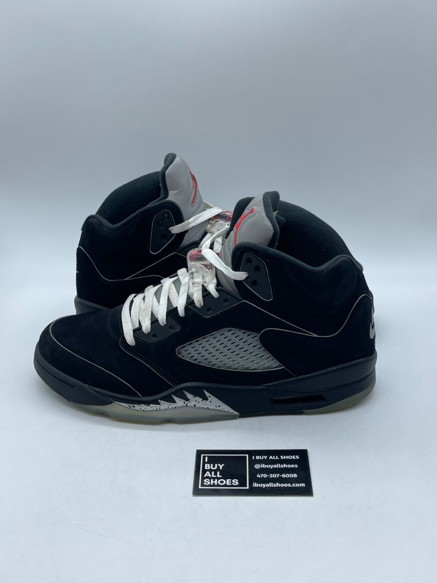 Jordan 5 Retro OG Black Metallic Reimagined 11.5 (Moderately Worn Pre-Owned) - Image 1