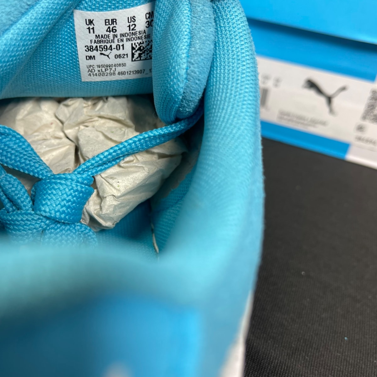 Kool-Aid x Puma Suede Triplex 'Blue Atoll Speckled' 12 (Moderately Worn Pre-Owned)Puma - Image 6