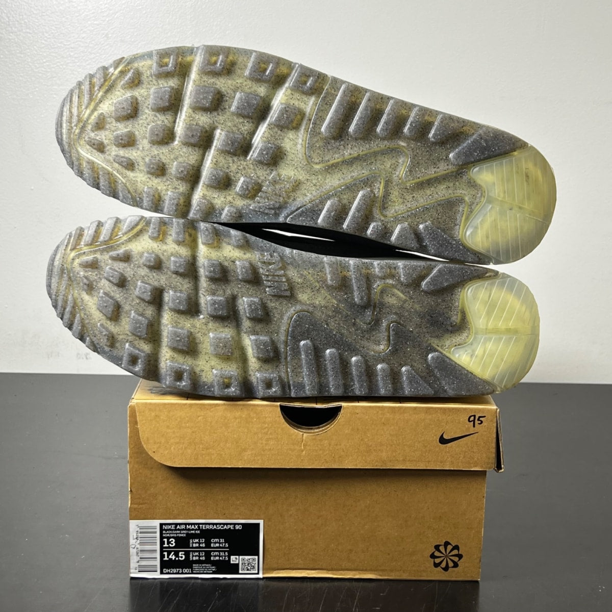 Nike Air Max 90 Terrascape Black Lime Ice 13 (Lightly Worn Pre-Owned)NikeBlack/Lime Ice/Anthracite/Dark Grey - Image 5