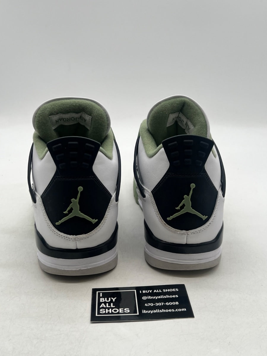 Jordan 4 Retro Seafoam (Women's) 11W (Lightly Worn Pre-Owned) - Image 3