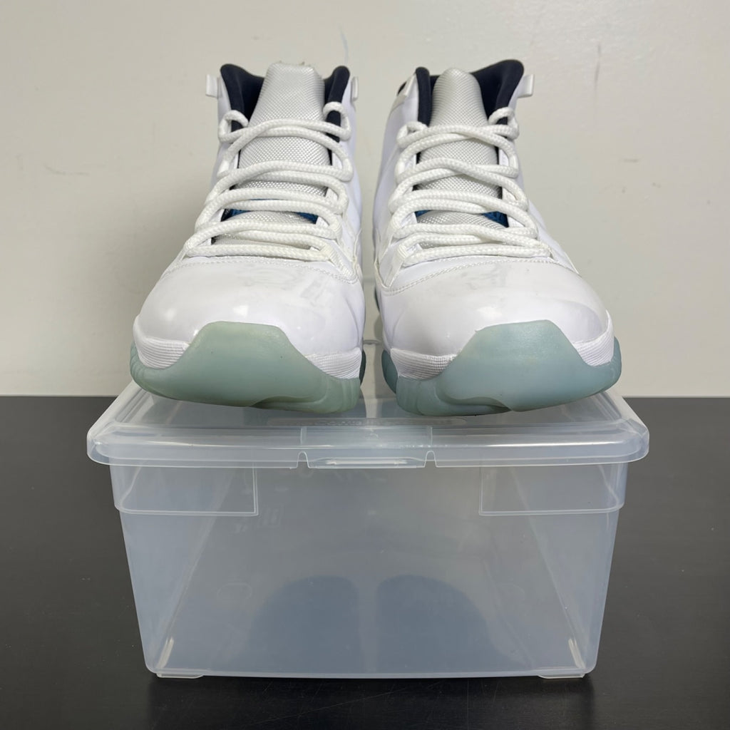 Jordan 11 Retro Legend Blue (2014) 14 (Moderately Worn Pre-Owned)JordanWhite/Black-Legend Blue - Image 2