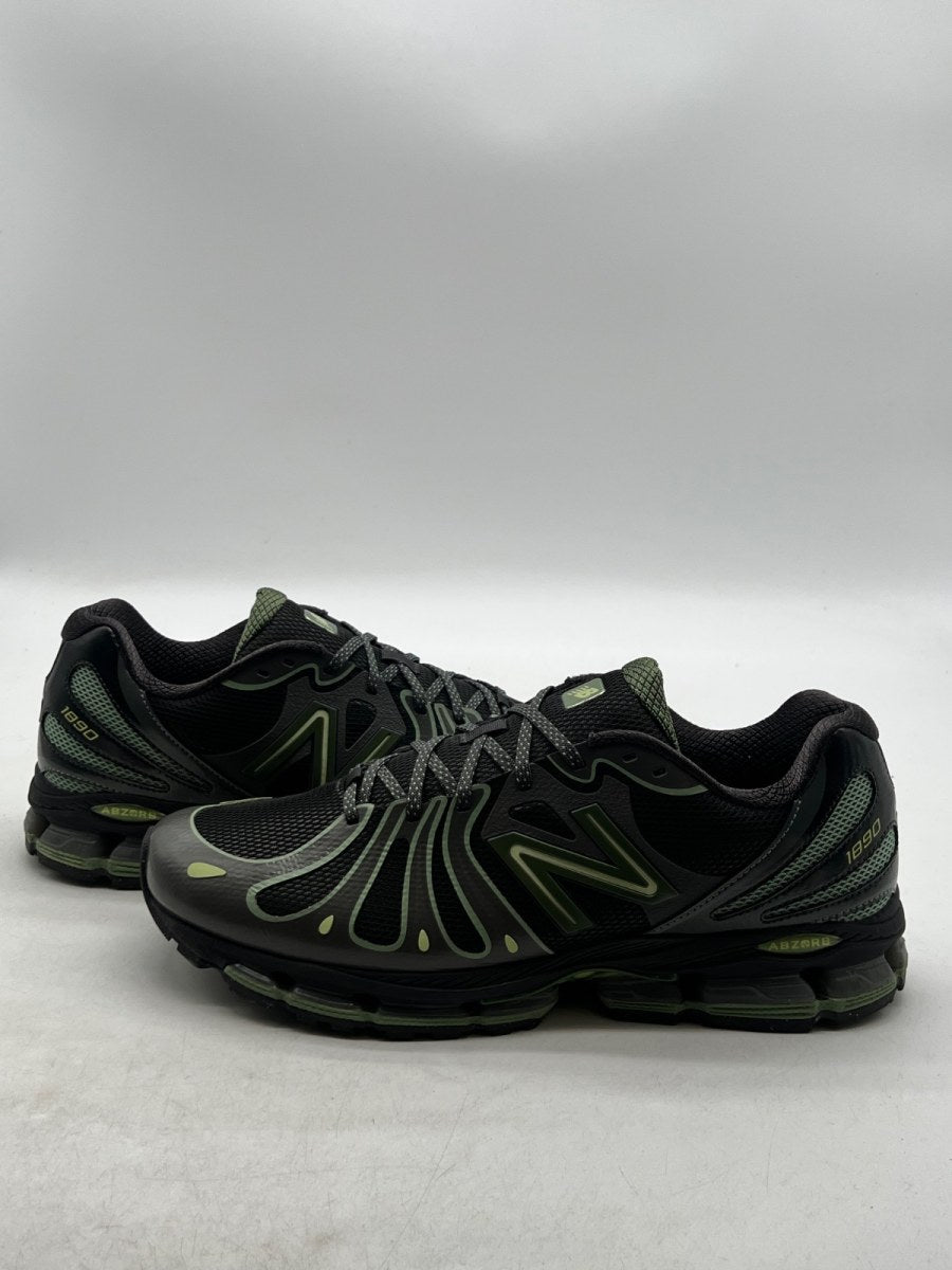New Balance 1890 Faded Black Utility Green 10.5 (Lightly Worn Pre-Owned)New BalanceFaded Black/Utility Green - Image 1