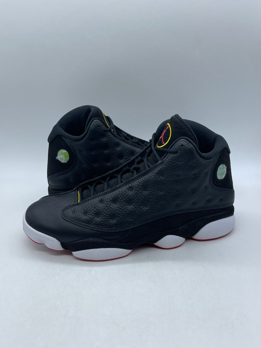 Jordan 13 Retro Playoffs (2023) 14 (Moderately Worn Pre-Owned)JordanBlack/Varsity Red-White-Vibrant Yellow - Image 1