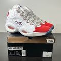 Reebok Question Mid Red Toe 25th Anniversary 11 (Moderately Worn Pre-Owned)ReebokWhite/White-Red - Image 1