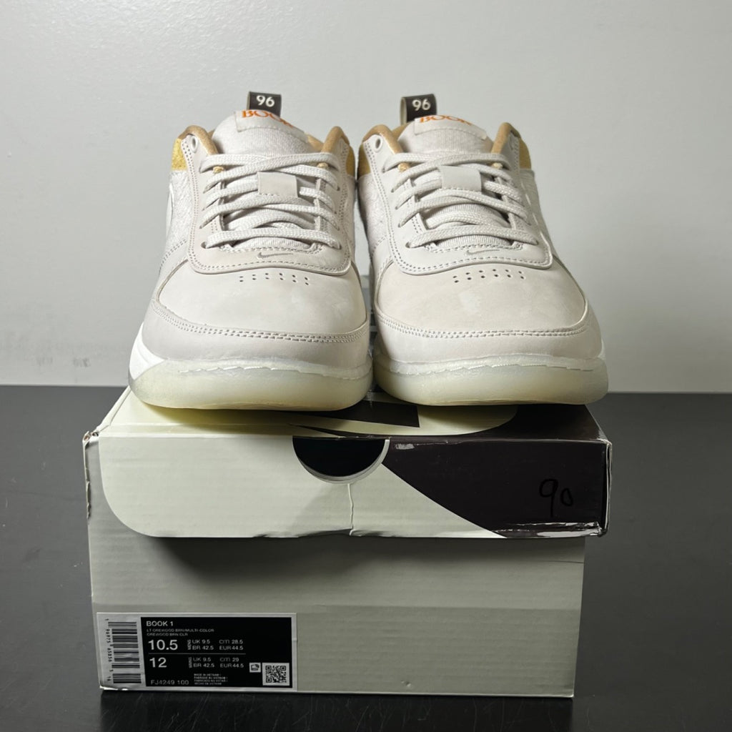 Nike Book 1 Mirage (Translucent Outsole) 10.5 (Lightly Worn Pre-Owned)NikeLight Orewood Brown/Sesame/Baroque Brown/Sail - Image 2